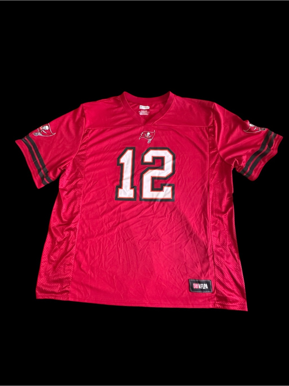 New Tom Brady NFL Red Tampa Bay Buccaneers #12 Jersey 3XL